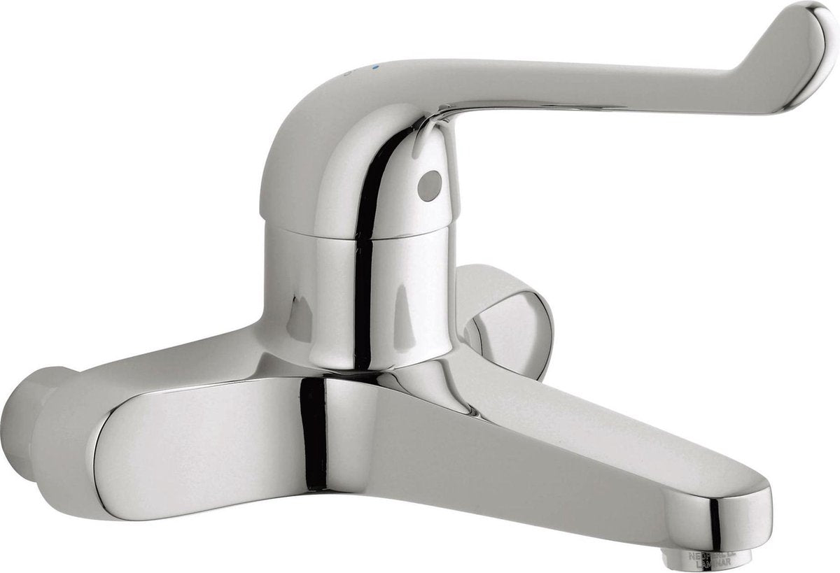 Grohe Euro-Sicherheits-Wandarmatur – Einbau-Waschtischarmatur – 15 cm Achsabstand – ohne Kupplungen