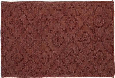 Sealskin – Azteken-Badematte 60 x 90 cm – Baumwolle – Dunkelrosa