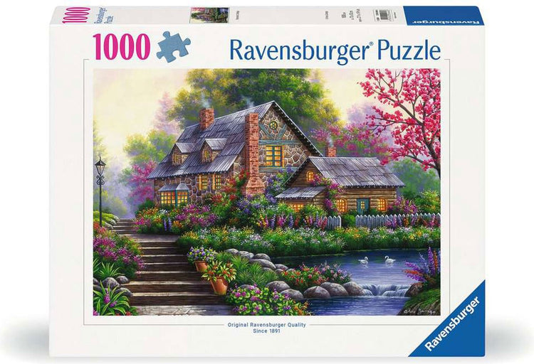 Ravensburger Jigsaw Puzzle Romantisches Cottage, 1000st.