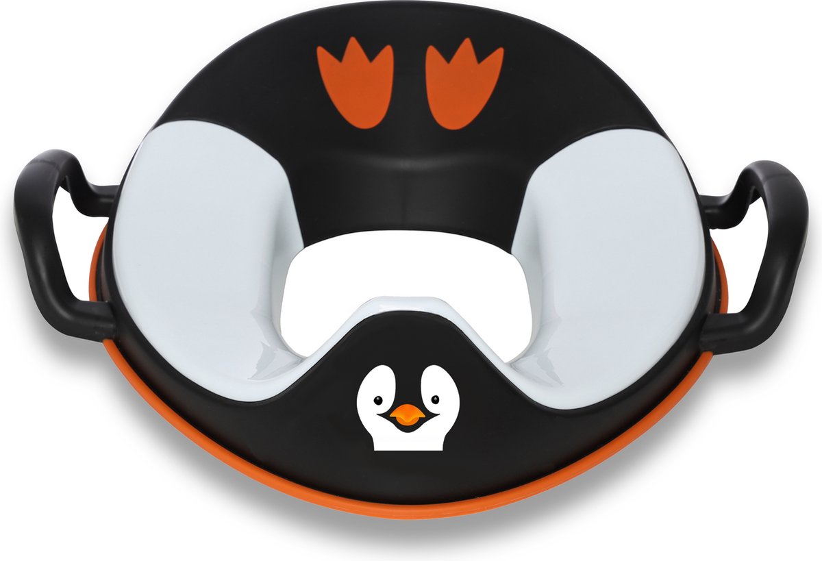 My Carry Töpfchensitzverkleinerer Pinguin – Toilettenverkleinerer Kleinkind – Toilettentrainer – rutschfest – Toilettentraining