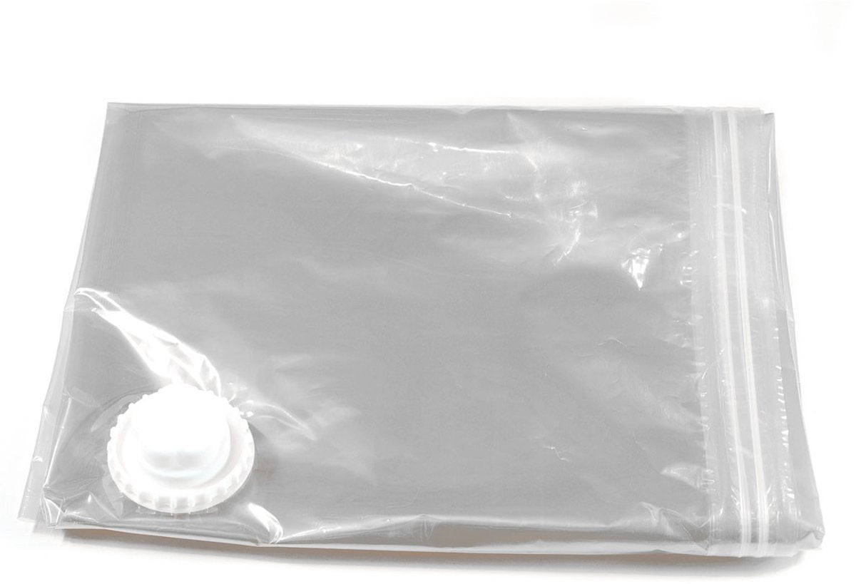 Wenko Vakuum-Kleideraufbewahrungstasche Würfel l 70x135cm transparenter Kunststoff - Vakuum-Kleidertasche