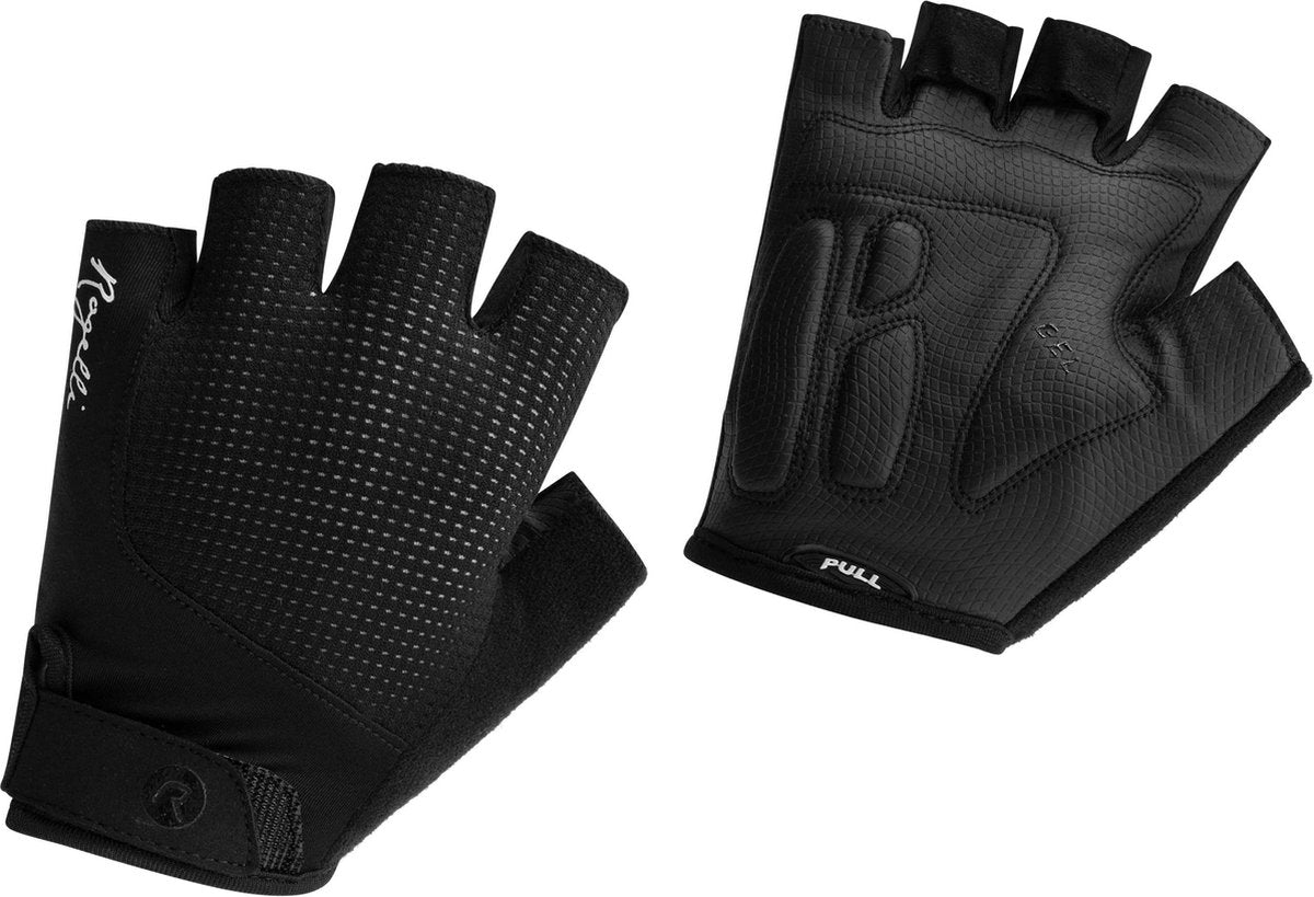 Rogelli Essential Fahrradhandschuhe Damen – Sommer – Schwarz – S