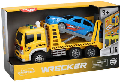 Transporter -Schleppwagen mit Autolicht und Geräusch
