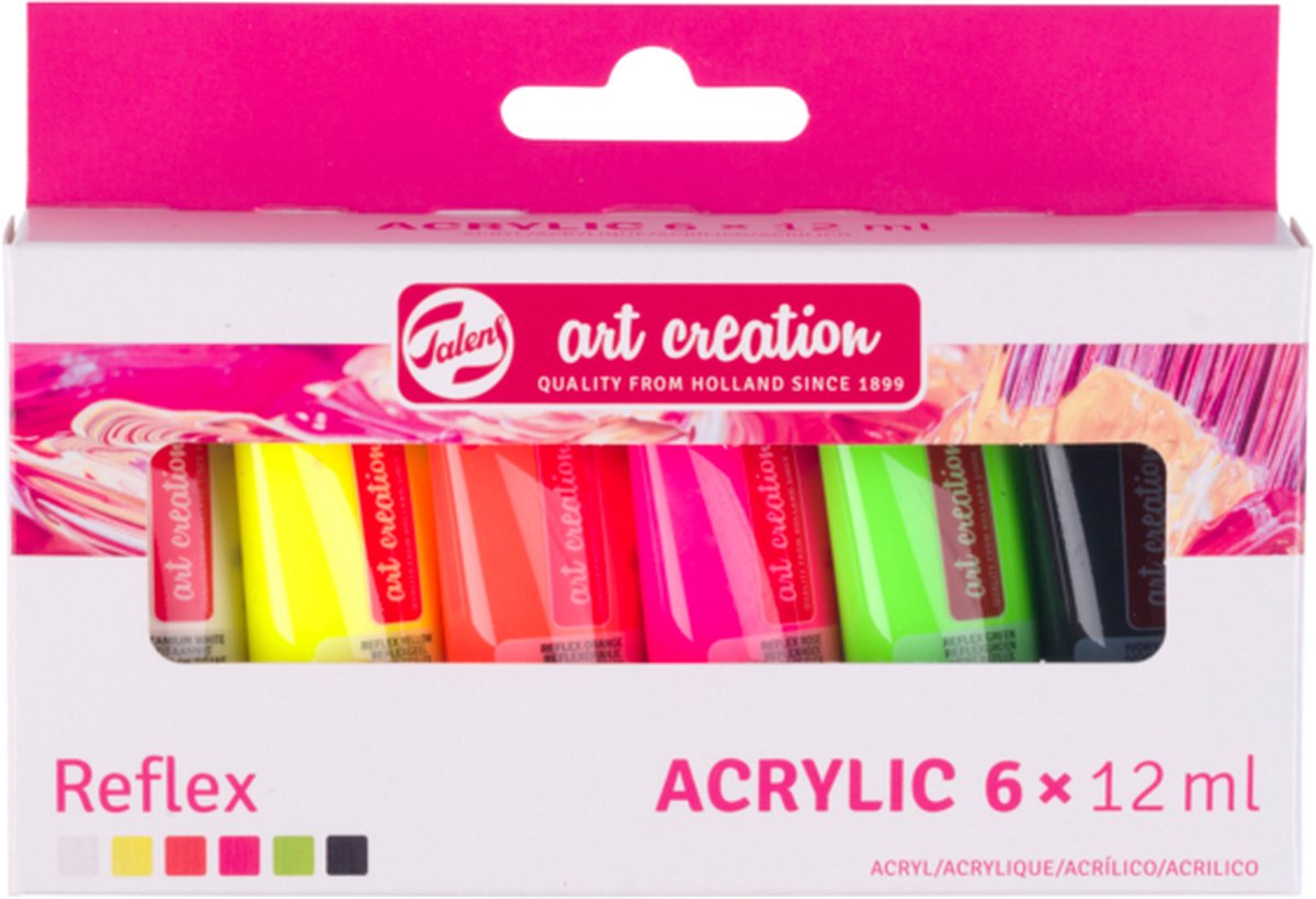 TALENS Art Creation Acrylfarbenset Reflex, 6x12ml