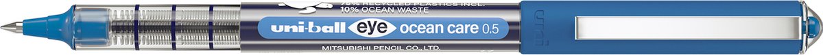 Uni-Ball Eye Ocean Care Roller, Schreibbreite 0,3 mm, blau 12 Stück