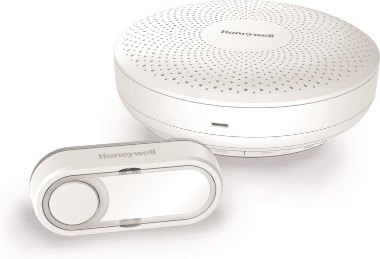 Honeywell – kabelloses Telefonieren – 150 m – 80 Dezibel – rund – weiß