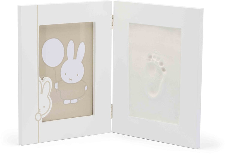 Dooky® Dooky x Miffy Doppelrahmen klein – 2D-Baby-Hand-Fußabdruck-Rahmen – persönliches Mutterschaftsgeschenk