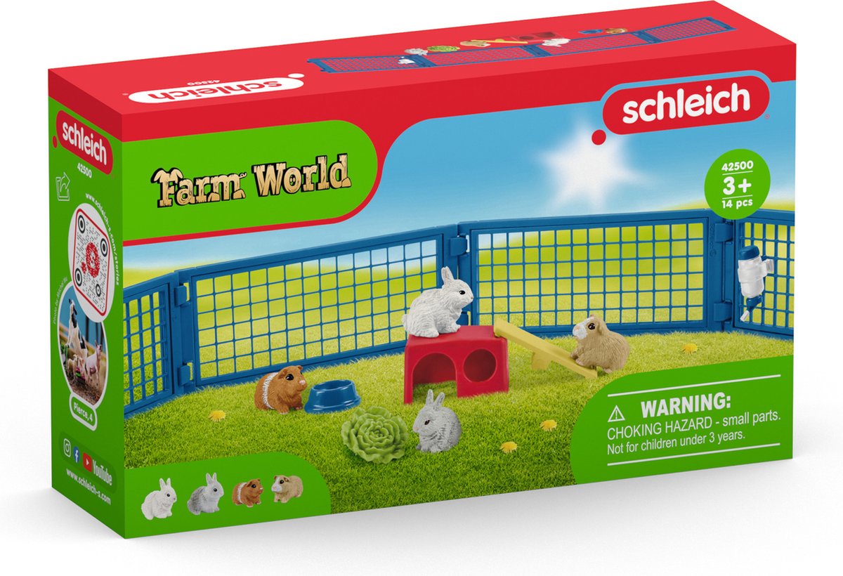 Schleich 42500 Kaninchen und Meerschweinchen