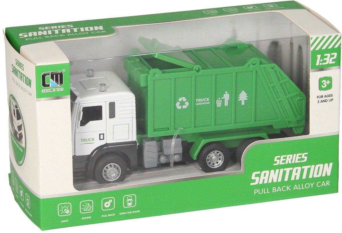 Müllwagen Lichtgeräusch