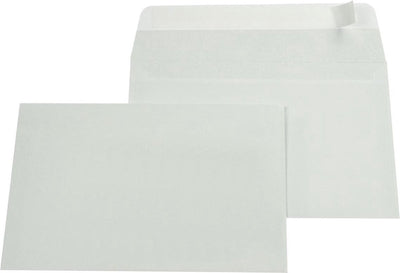 Weiße Galerie-Umschläge – 114 x 162 mm – 500 Stück
