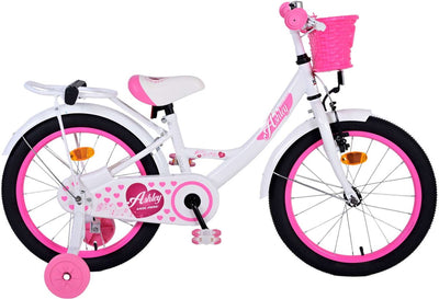 Volare Ashley Children's Bicycle - Mädchen - 18 Zoll - Weiß