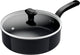 Tefal-Kochgeschirr Tefal Cook Cage Keramic Spaute 24 cm Pfas-frei mit Deckelkeramik Nicht-Stick-Beschichtung für die Induktion geeignet