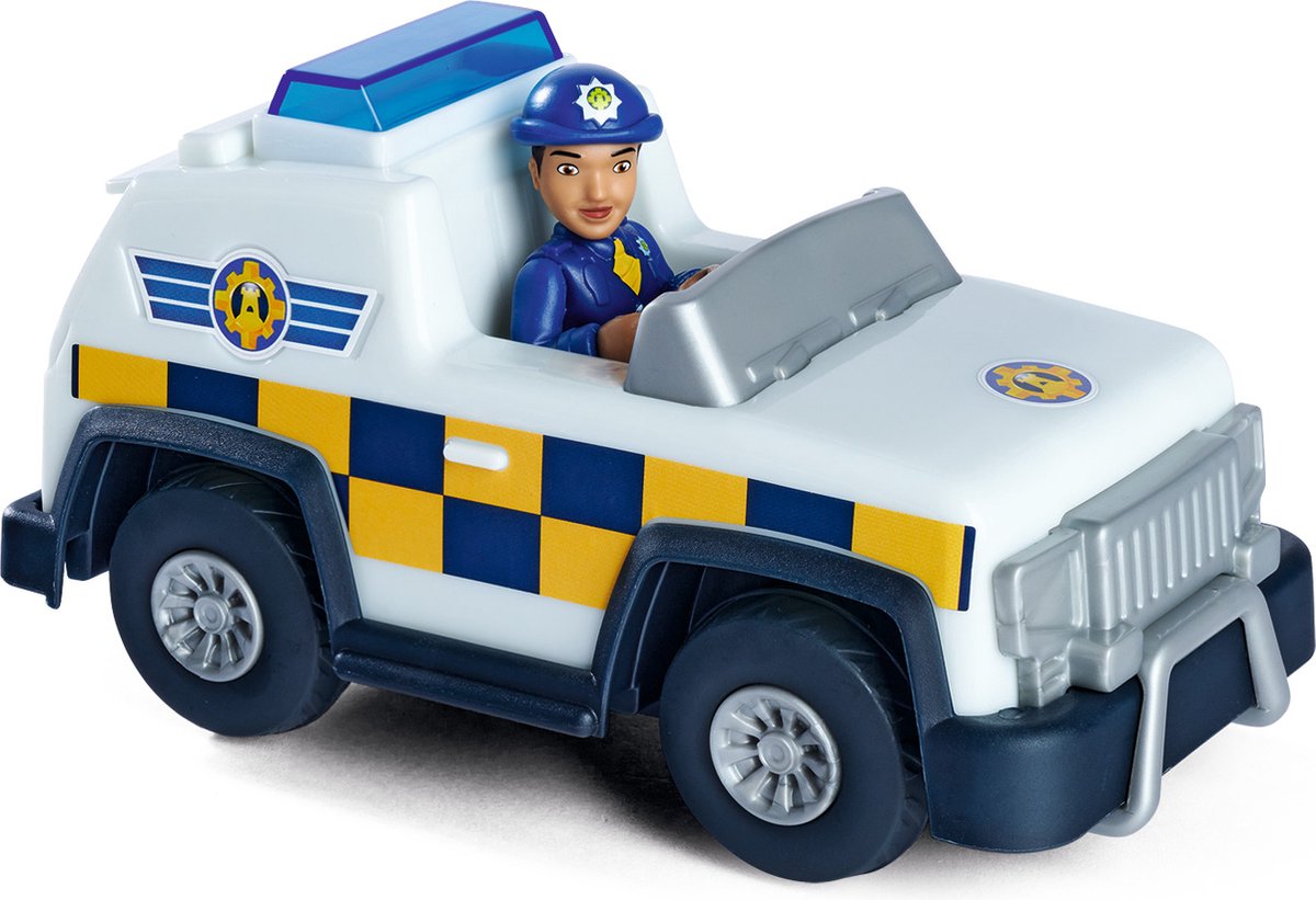 Simba – Feuerwehrmann Sam – Polizei – 4x4x mit rosa Figur – Spielzeugfahrzeug