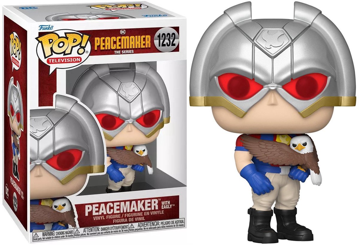 Funko Peacemaker – DC Comics Pop! TV-Friedensstifter mit 9 cm großer Sammelfigur – mehrfarbig