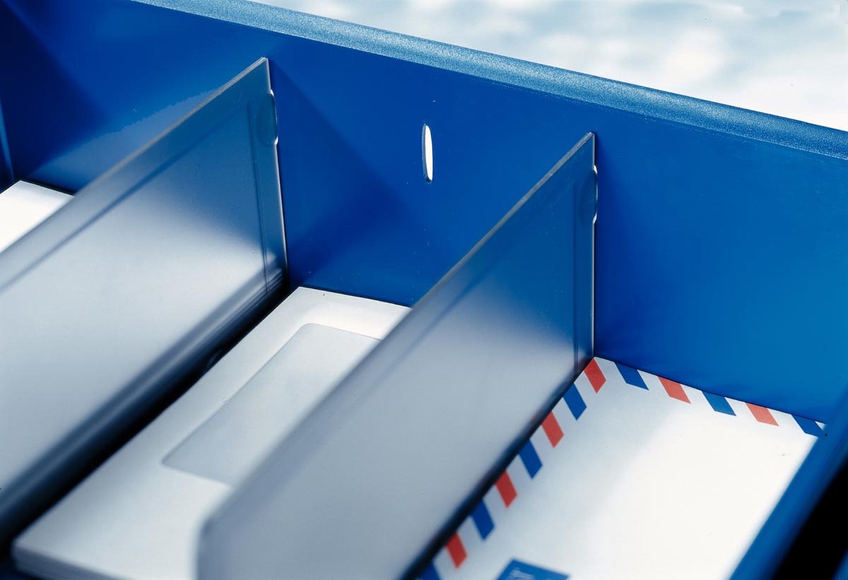 Leitz Trennwand für Sortierbriefablage | transparent | Packung mit 2 Stück