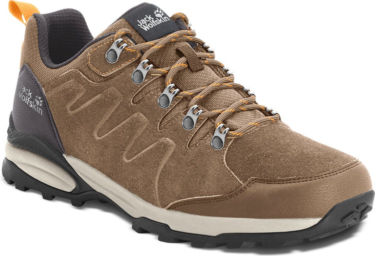 Jack Wolfskin Refugio Texapore Low W Damen-Wanderschuhe – braune Aprikose – Größe 37