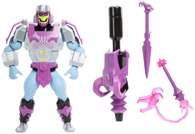 Mattel Masters of the Universe X Transformers Actionfigur Megatron Armor Skeletor HEO Europäische Exklusive 14 cm große Actionfigur