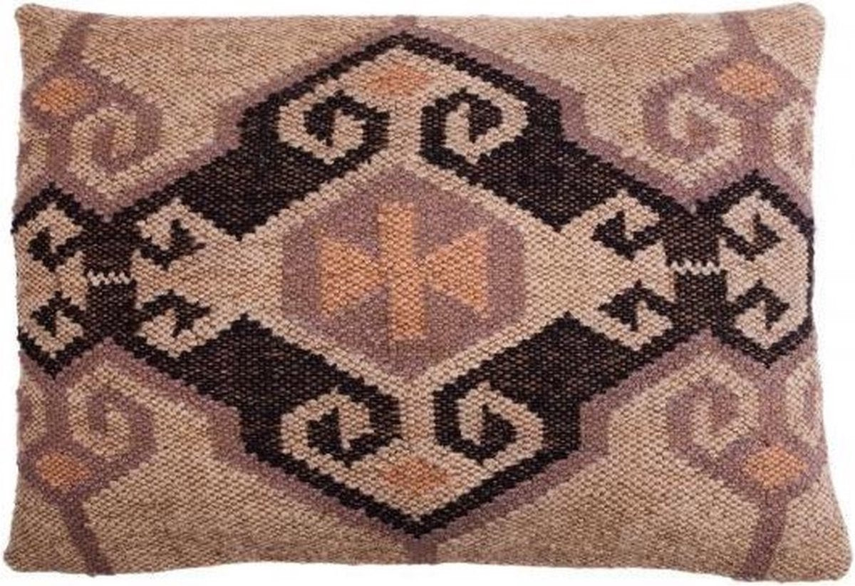 Lex Max Hundekissen Kelim Krone 100 x 70 cm braun