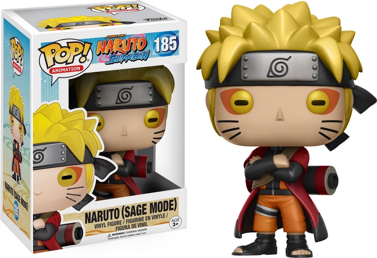 Funko Naruto (Weisen-Modus) #185 limitierte Edition - Naruto - Animation - Pop!