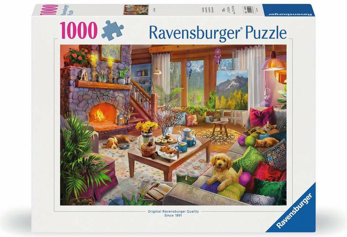Ravensburger Jigsaw Puzzle Cosy Hut, 1000st.