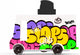 Candylab Toys Candycar Vans: Graffiti Black (A807) 8,4 x 4,1 x 6,5 cm, Holzdruckguss, in Geschenkbox, 3+