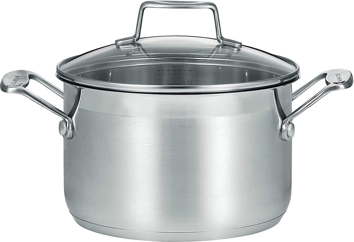 Scan-Pfanne – Impact – Kochpfanne mit Deckel – 4,5 Liter – 22 cm