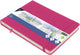 Kangaro-Skizzenbuch – A5 Querformat – Pink – mit Gummiband und Band – K-861310