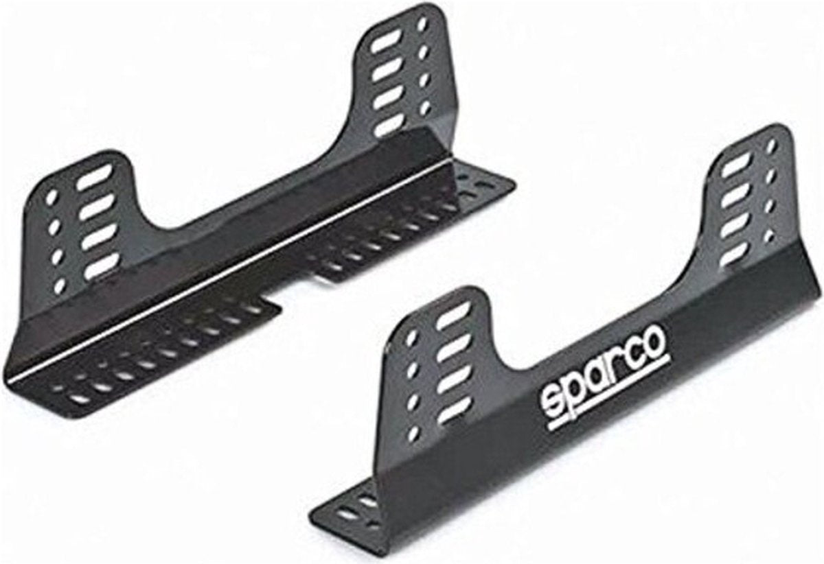 Sparco Seitenstütze für Rennstuhl, schwarzer Stahl (3 mm) (400 mm) (2 Stück)