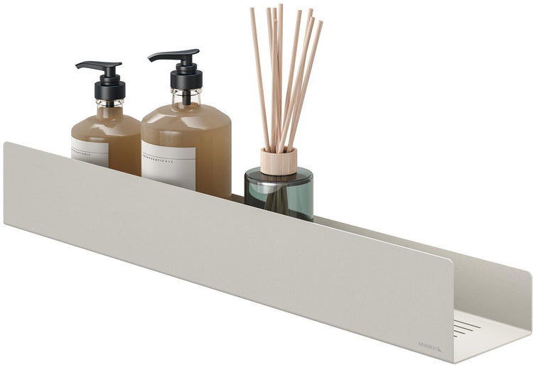 Sealskin Brix – Duschregal – Wandregal 55 cm – Greige – Beige – 55 x 10 x 8 cm