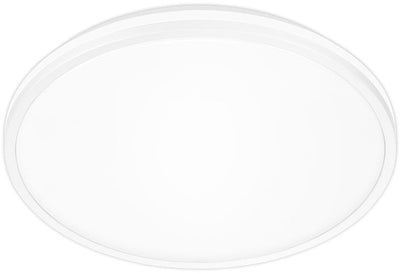 Briloner Pulap A – LED-Deckenleuchte – Deckenleuchte mit EEK A-Lichtquelle* – indirektes Licht – neutralweißes Licht – ø 33 cm – weiß