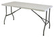 Eurotrail Pavillon S – Campingtisch – 152 x 71 x 75 cm – weißgrau