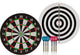 Faver Dartscheiben-Set - Flock II - inkl. 6 Darts - Durchmesser 45 cm
