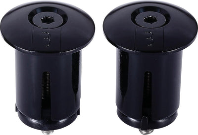 Bbb Cycling schraubbare Lenkerkappen Rennrad – schraubbare Lenkerkappen – für ⌀ 18–22 mm Lenker – pro Paar – schwarz – BHT-96