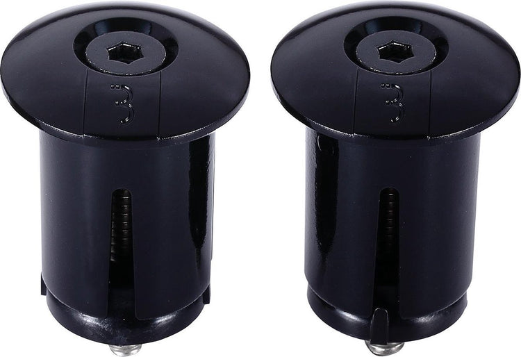 Bbb Cycling schraubbare Lenkerkappen Rennrad – schraubbare Lenkerkappen – für ⌀ 18–22 mm Lenker – pro Paar – schwarz – BHT-96