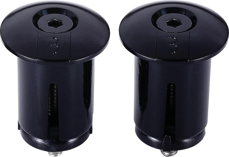 Bbb Cycling schraubbare Lenkerkappen Rennrad – schraubbare Lenkerkappen – für ⌀ 18–22 mm Lenker – pro Paar – schwarz – BHT-96