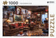 Rebo-Puzzle 1000 Teile – Der Baron Pub-Puzzlekarton.