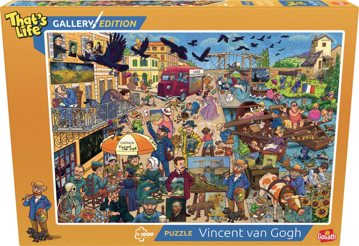 Goliath That's Life Gallery Edition: Vincent Van Gogh '23 – 1000 Puzzleteile – Puzzle (68 x 48 cm)