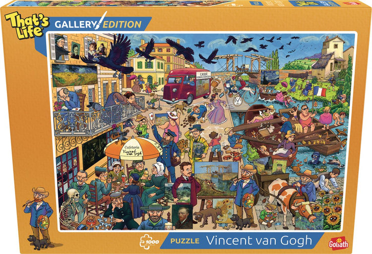 Goliath That's Life Gallery Edition: Vincent Van Gogh '23 – 1000 Puzzleteile – Puzzle (68 x 48 cm)