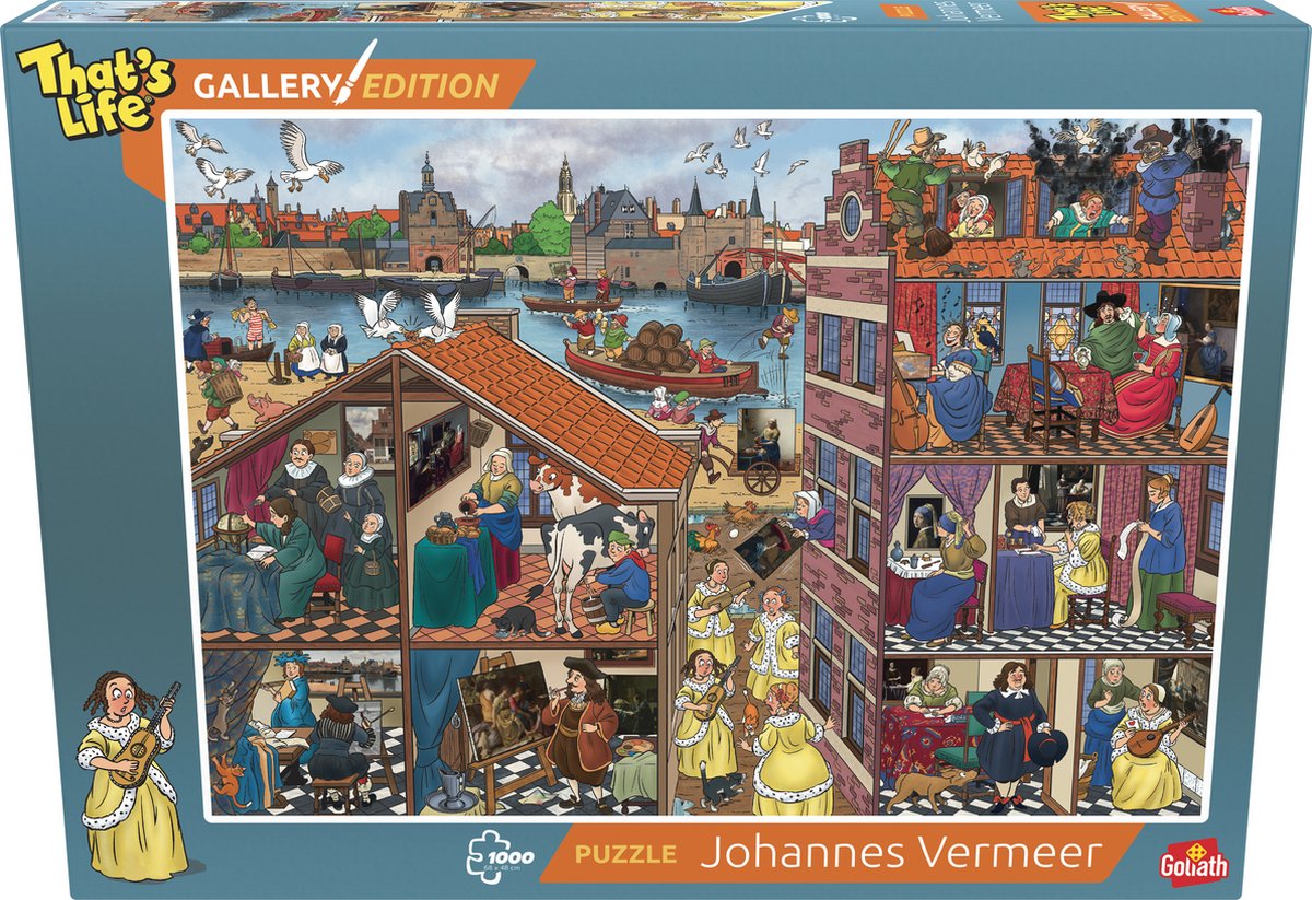 Goliath That's Life Gallery Edition: Johannes Vermeer – 1000 Puzzleteile – Puzzle (68 x 48 cm)