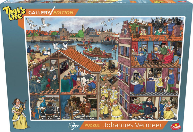 Goliath That's Life Gallery Edition: Johannes Vermeer – 1000 Puzzleteile – Puzzle (68 x 48 cm)