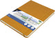 Kangaro-Skizzenbuch – A4 – Ockergelb – PU-Hardcover – mit Gummiband und Band – K-861241
