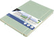 Kangaro-Skizzenbuch – A4 – Mintgrün – PU-Hardcover – mit Gummiband und Band – K-861244