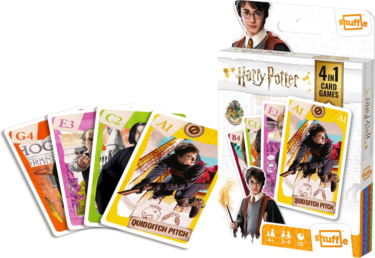 Spiel Shuffle Harry Potter 4 in 1