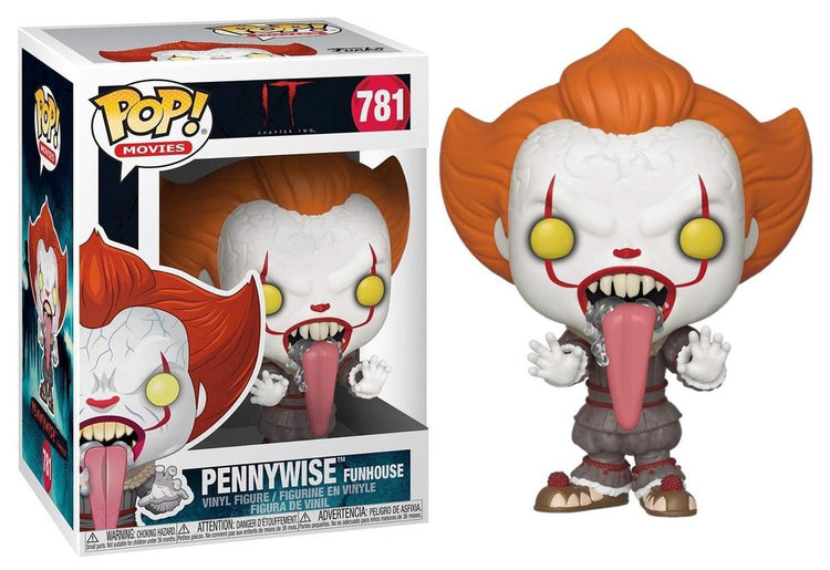 Funko Pennywise 9 cm Pop! Vinylfigur - Stephen King's It 2 mit Hundezunge