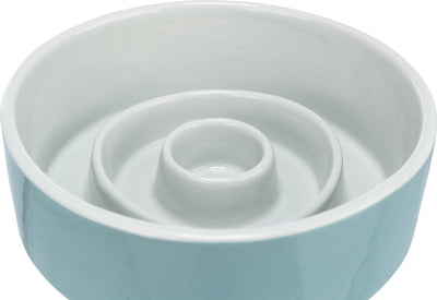 Trixie Food Bowl langsame Keramikgraublau