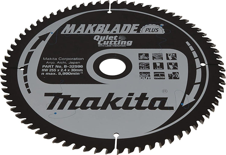 Makita Makblade Sägeblatt 255x30x72z - B-32596