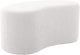 Leitmotiv Pouf Ada Wave - weiß - 80x43x36cm - skandinavisch