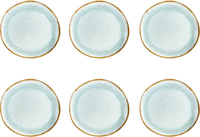 Medard de Noblat - Shadow Aqua - Speiseteller 28 cm - 6 Stück - Steingut