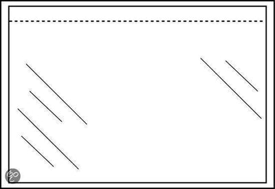 Raadhuis Packlisten-Umschlag dl – 225 x 122 mm – unbedruckt – 1000 Stück – rd-310300