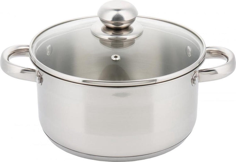 Kinghoff 4331 Kochpfanne – ø24 cm – Edelstahl – alle Wärmequellen